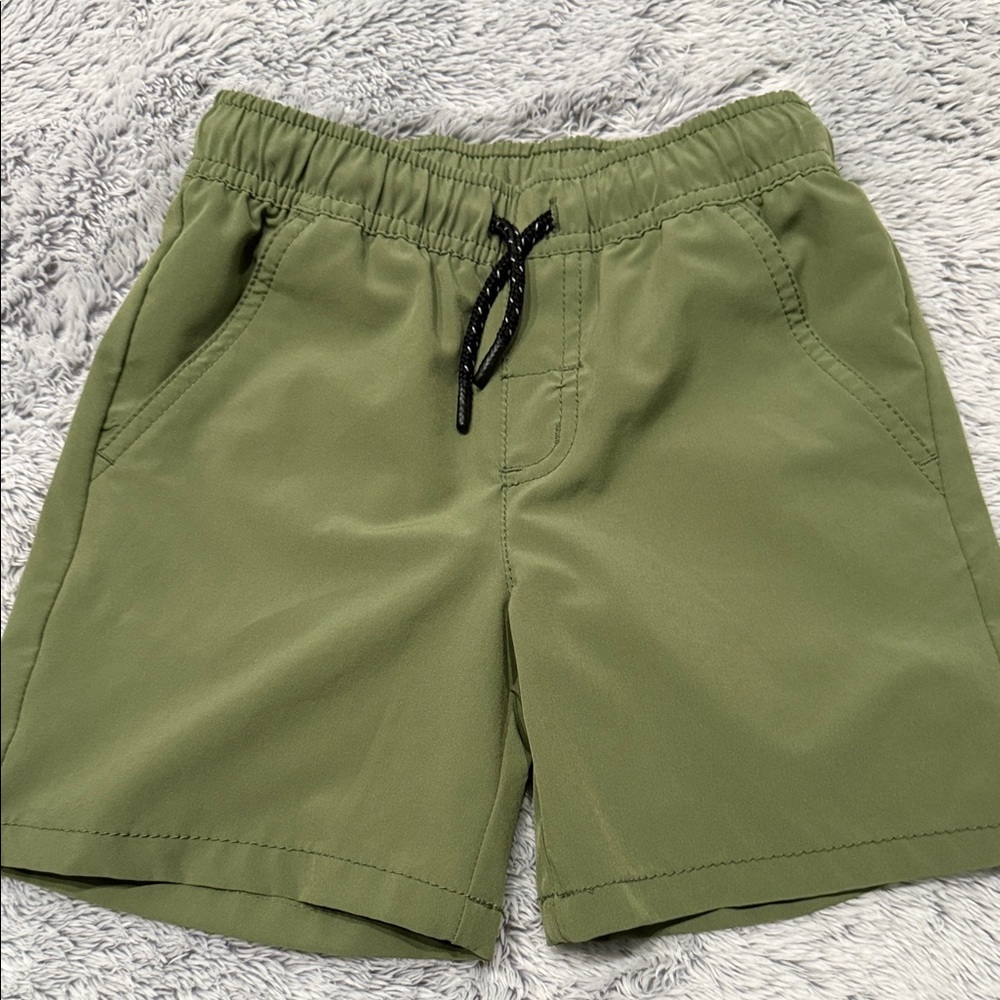 Cat&Jack small dark green quick dry boys shorts